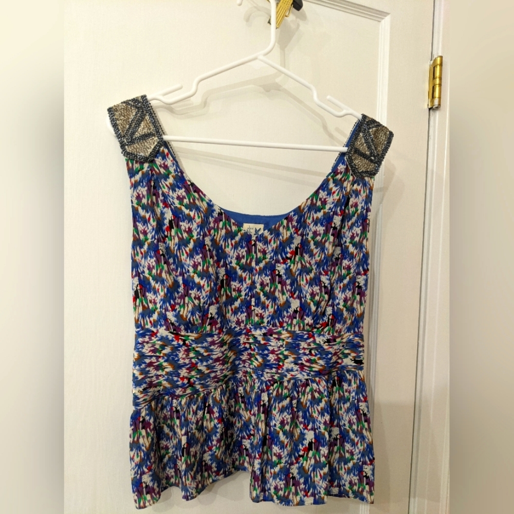 Anthropologie silk blouse